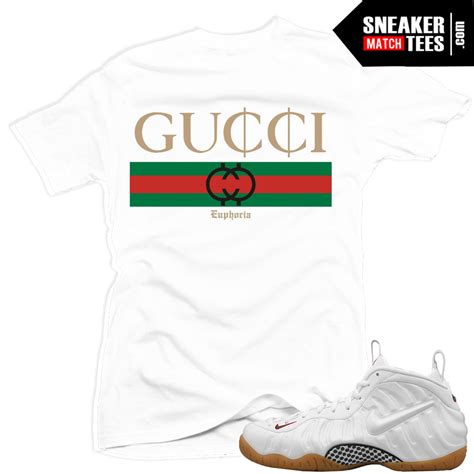 foamposite gucci all white|nike foamposite gucci shirts.